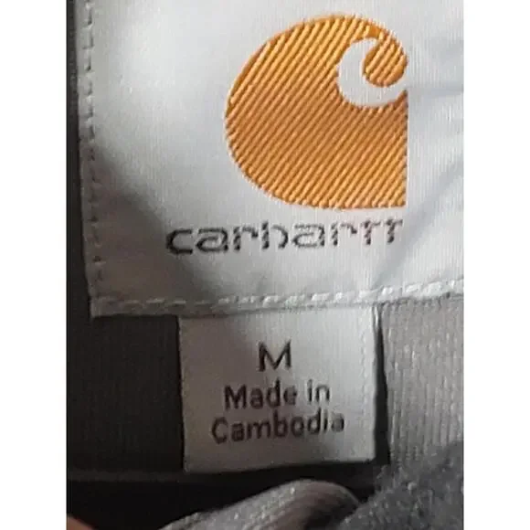 NWT Carhartt Crowley Jacket Size Mediun Gray 100366